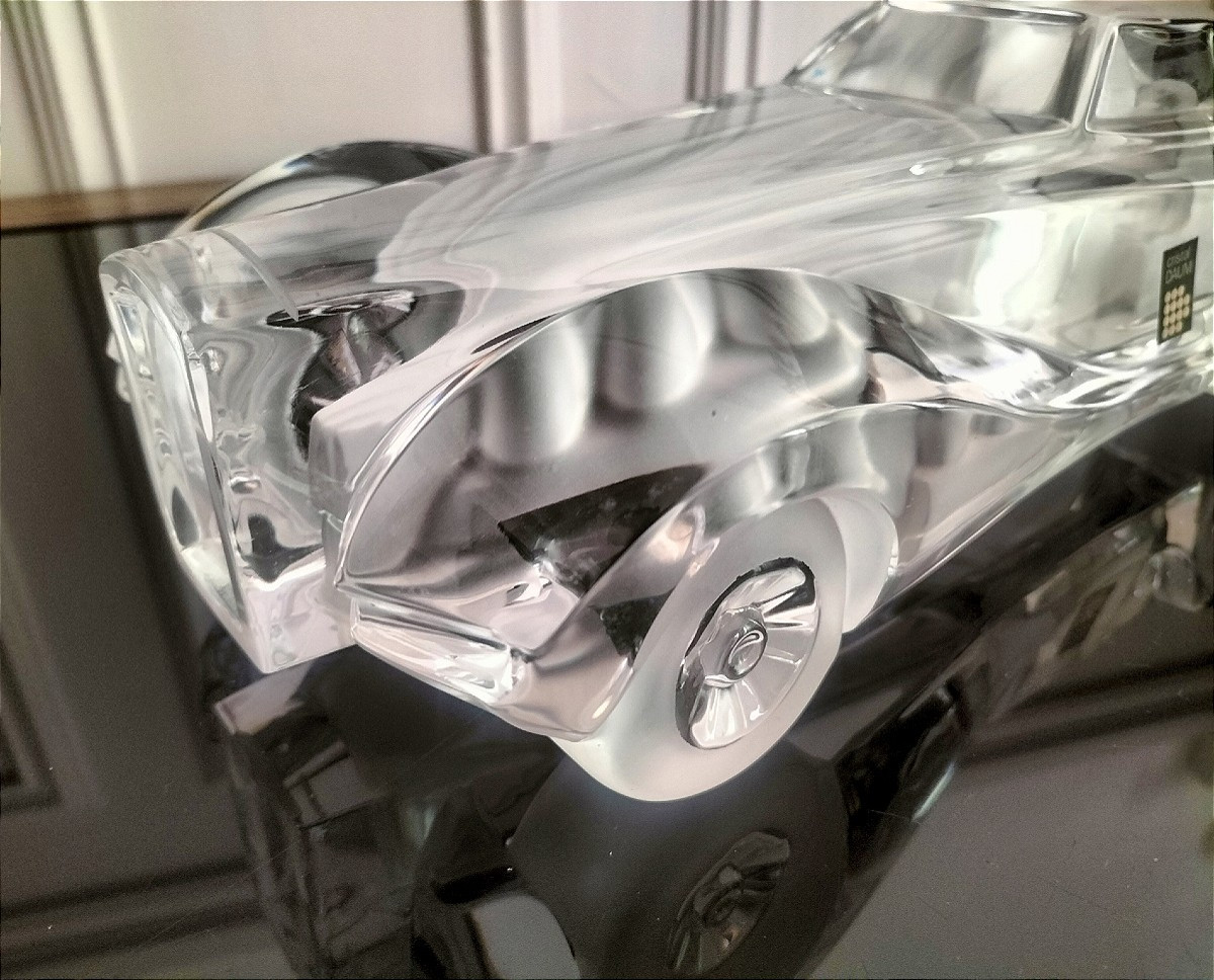 Daum Crystal Bugatti Coupé Riviera Car-photo-3