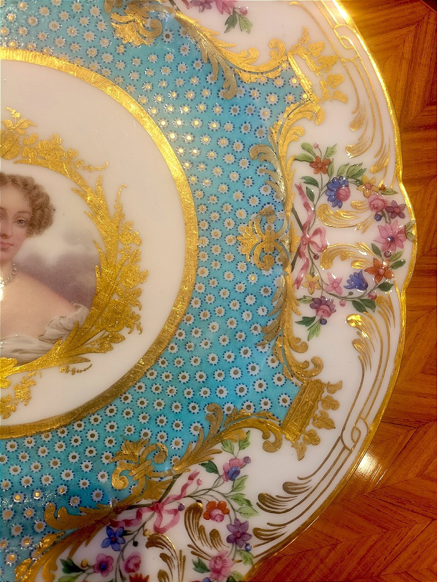 Sèvres Porcelain Plate-photo-1