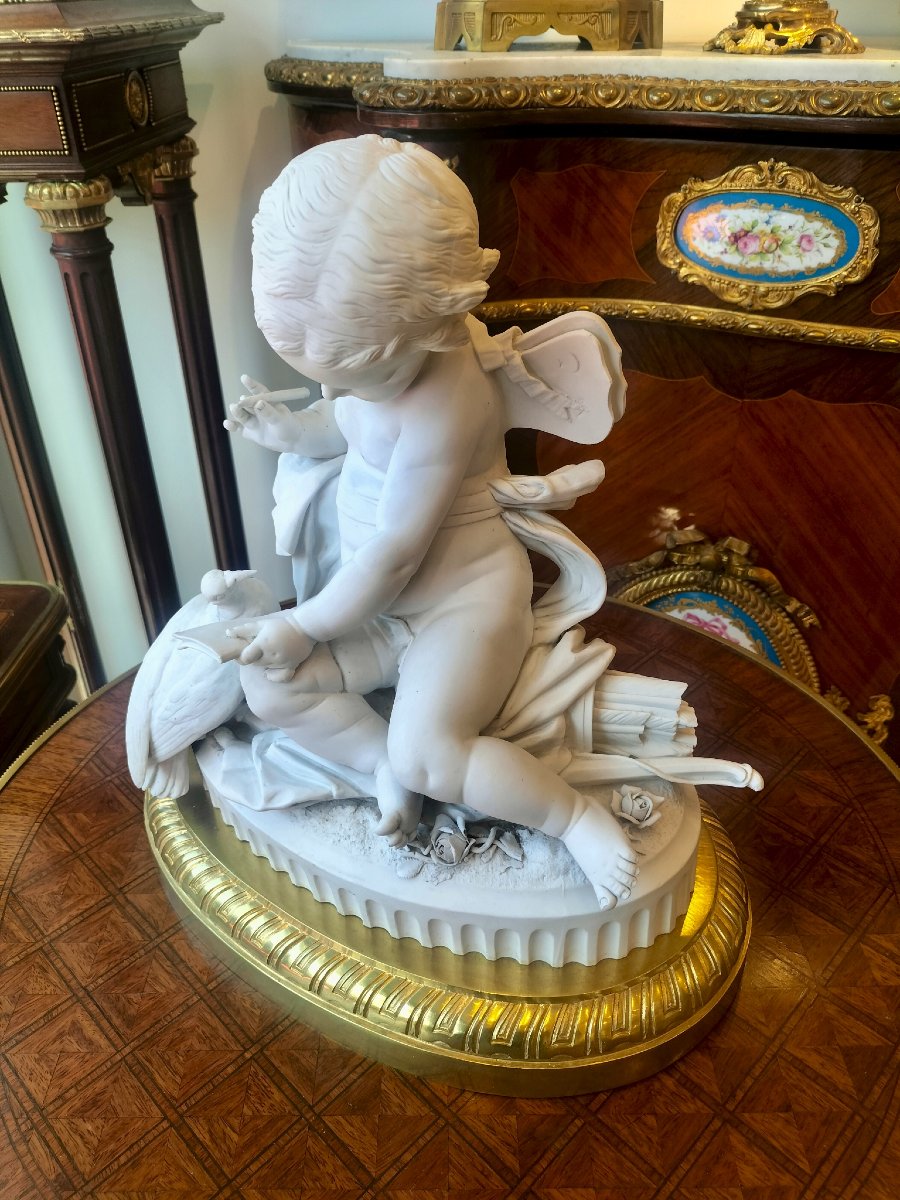 19th-century Biscuit And Gilded Bronze Sculpture -photo-7