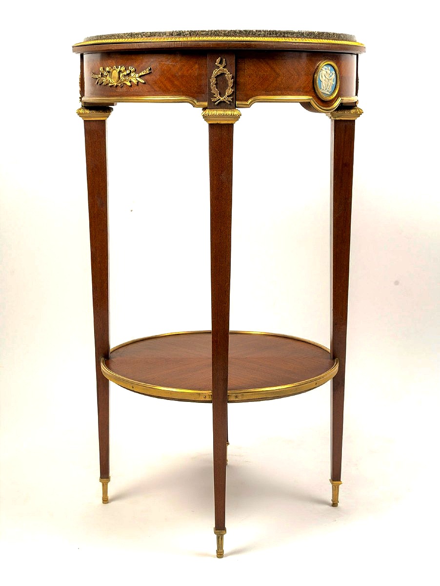 Late 19th-century Louis XVI-style Side Table -photo-2