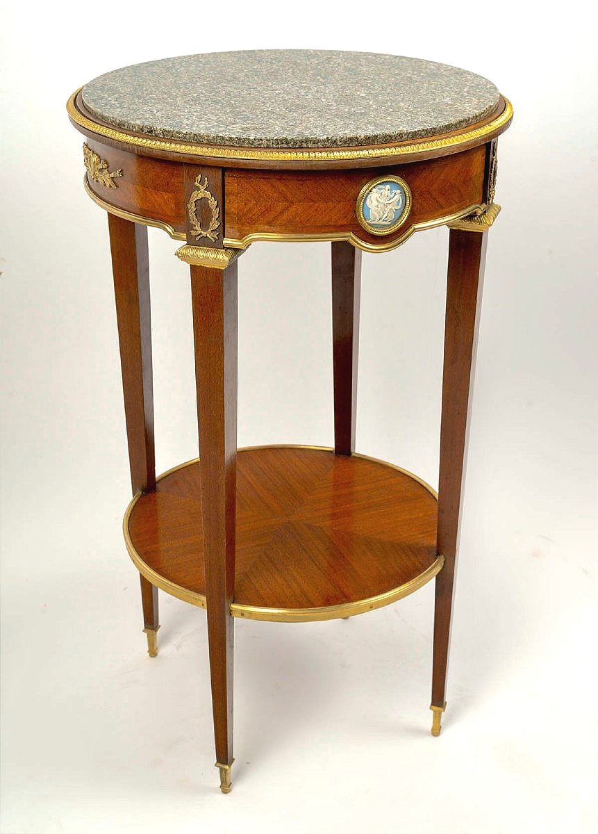 Late 19th-century Louis XVI-style Side Table -photo-4