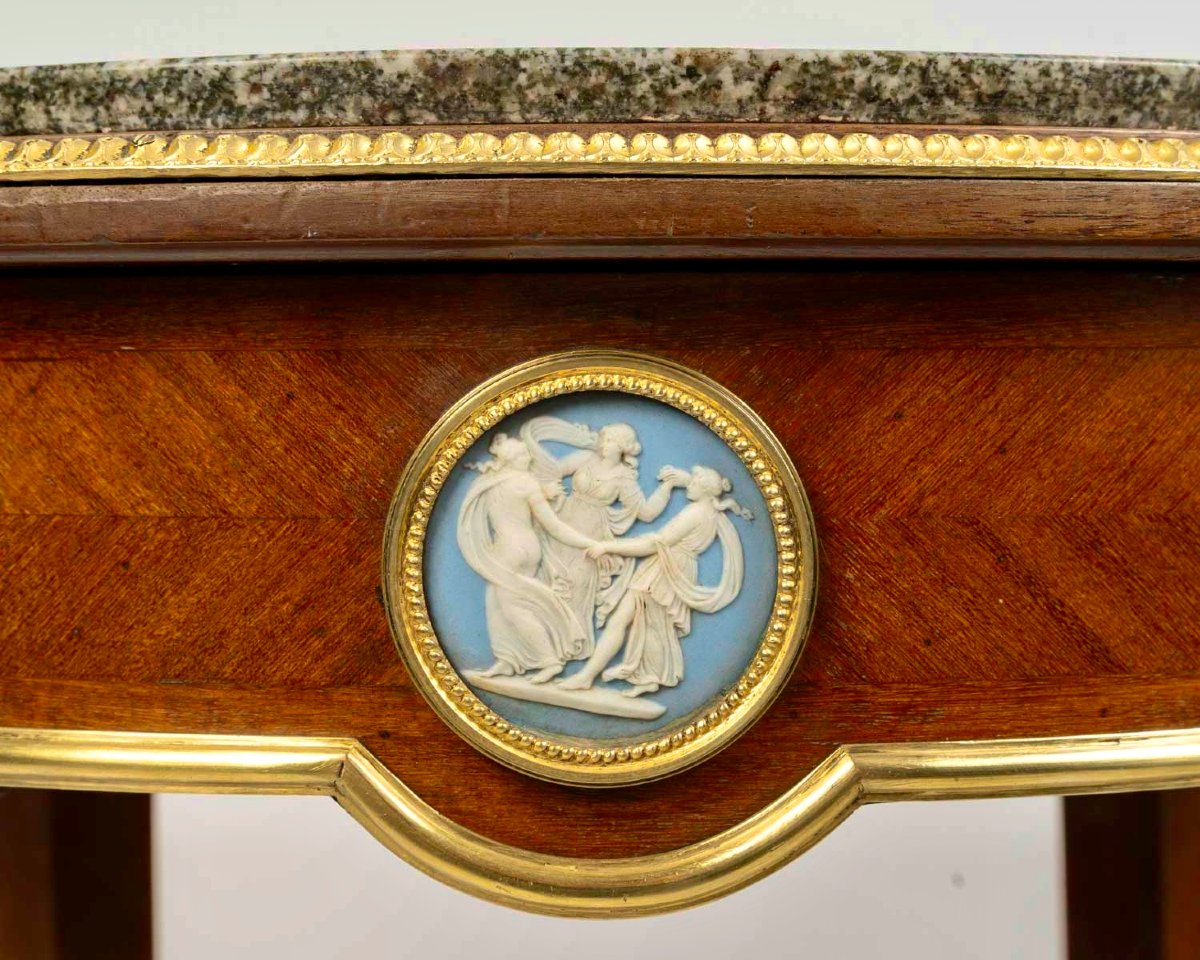 Late 19th-century Louis XVI-style Side Table -photo-3