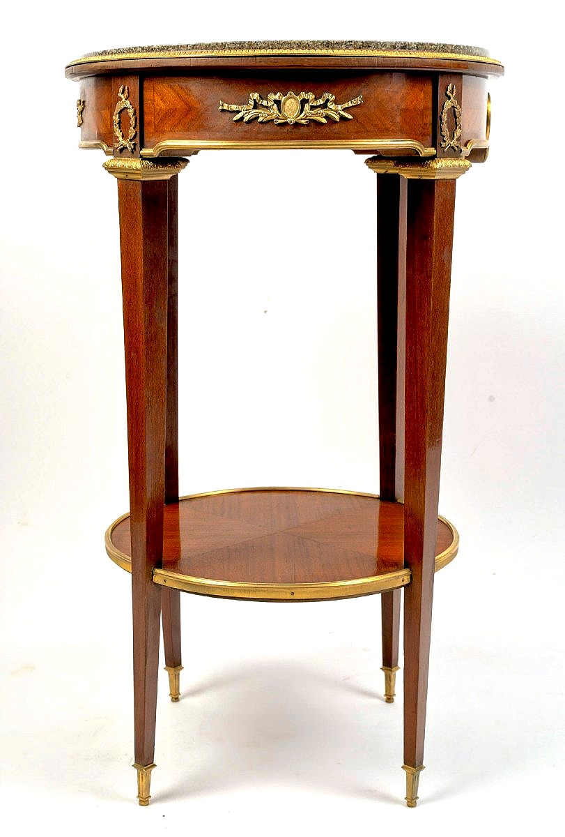 Late 19th-century Louis XVI-style Side Table -photo-1