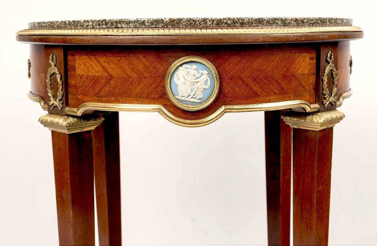 Late 19th-century Louis XVI-style Side Table -photo-2