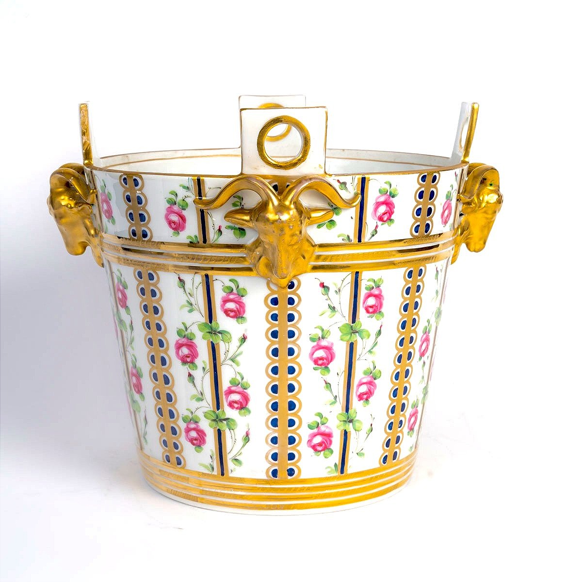 Dresden Porcelain Planter, Late 19th Century 