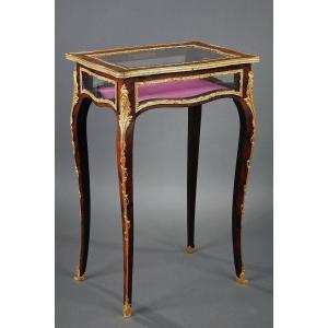 Louis XV Style Showcase Table Napoleon III Period