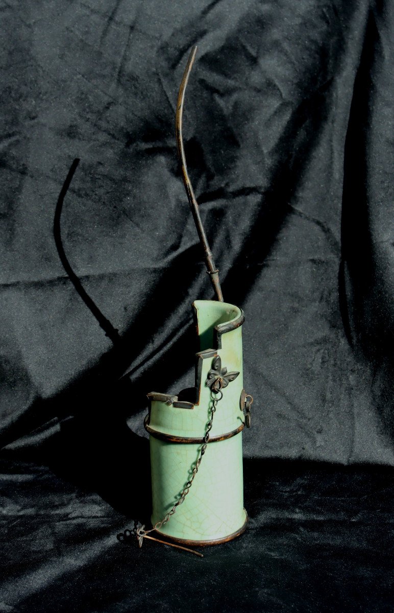 China Early XXth : "opium Pipe I"-photo-2