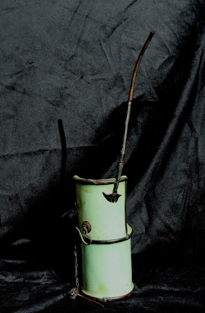 China Early XXth : "opium Pipe I"-photo-3