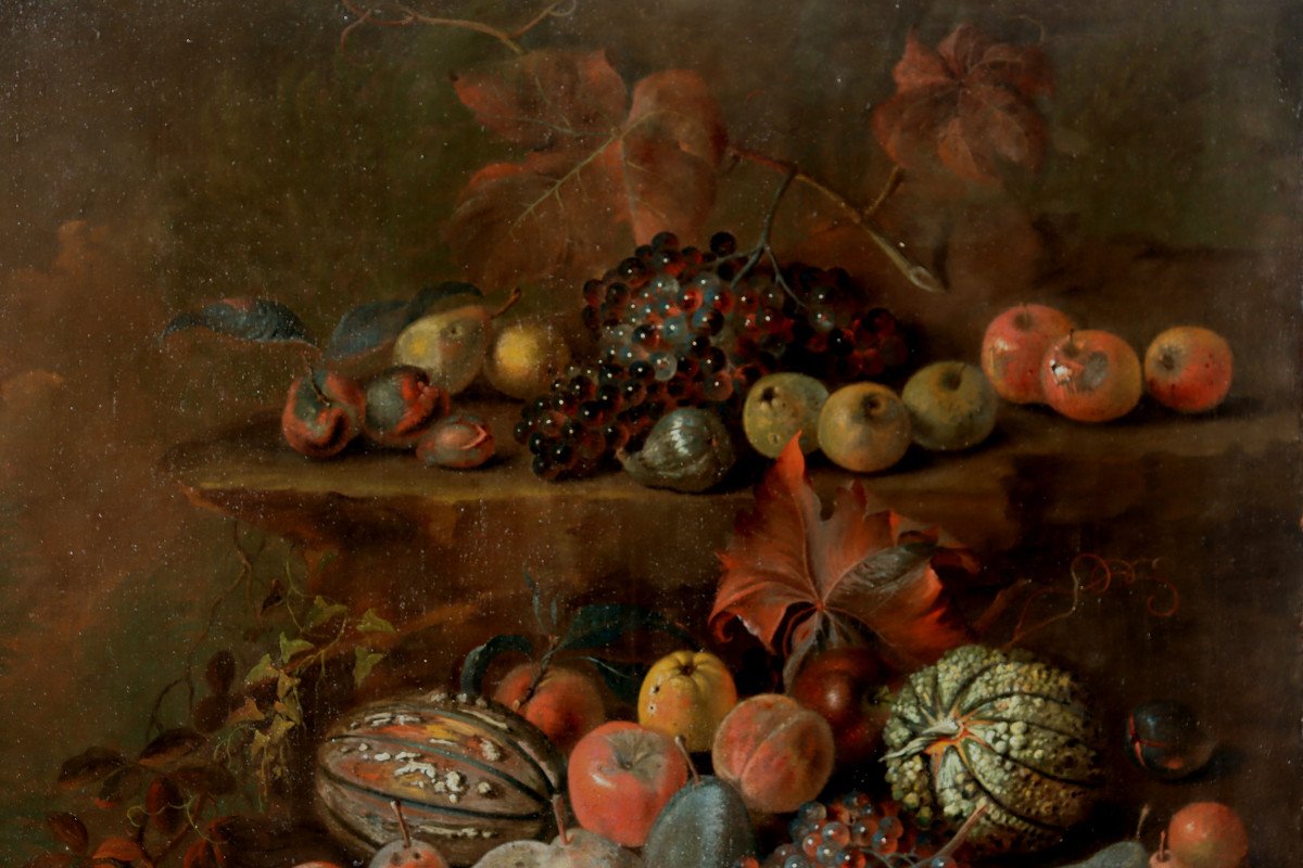 William Sartorius : Huge “still Life With Fruits 1739”-photo-3