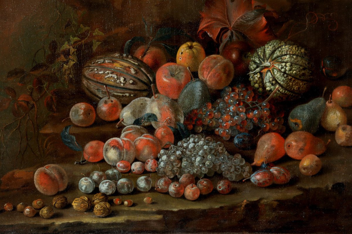 William Sartorius : Huge “still Life With Fruits 1739”-photo-4