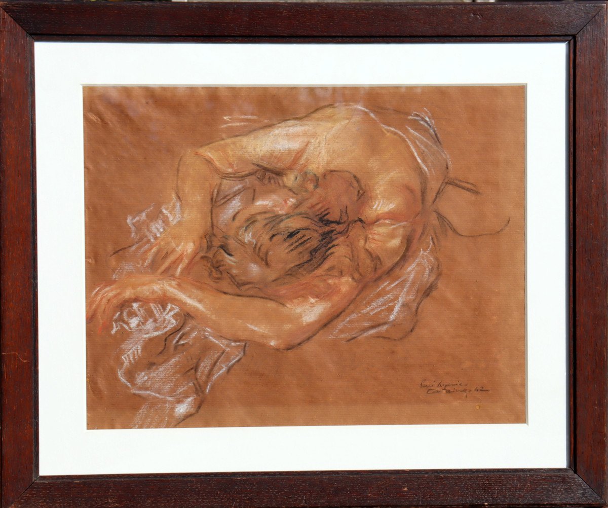 RENE-MARIE CASTAING : "FEMME ENDORMIE"