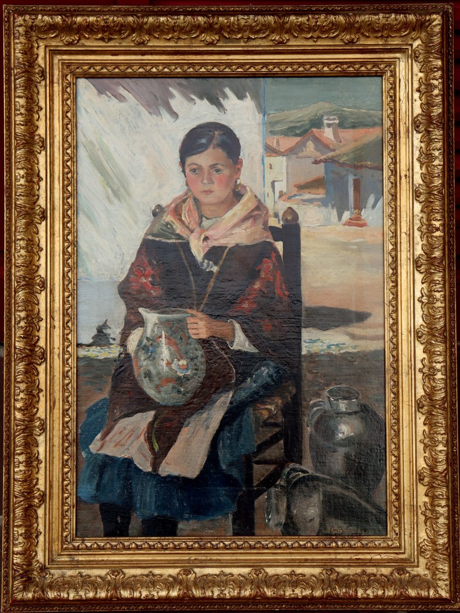 Antonio Ortiz Echagüe : “young Jug Merchant”