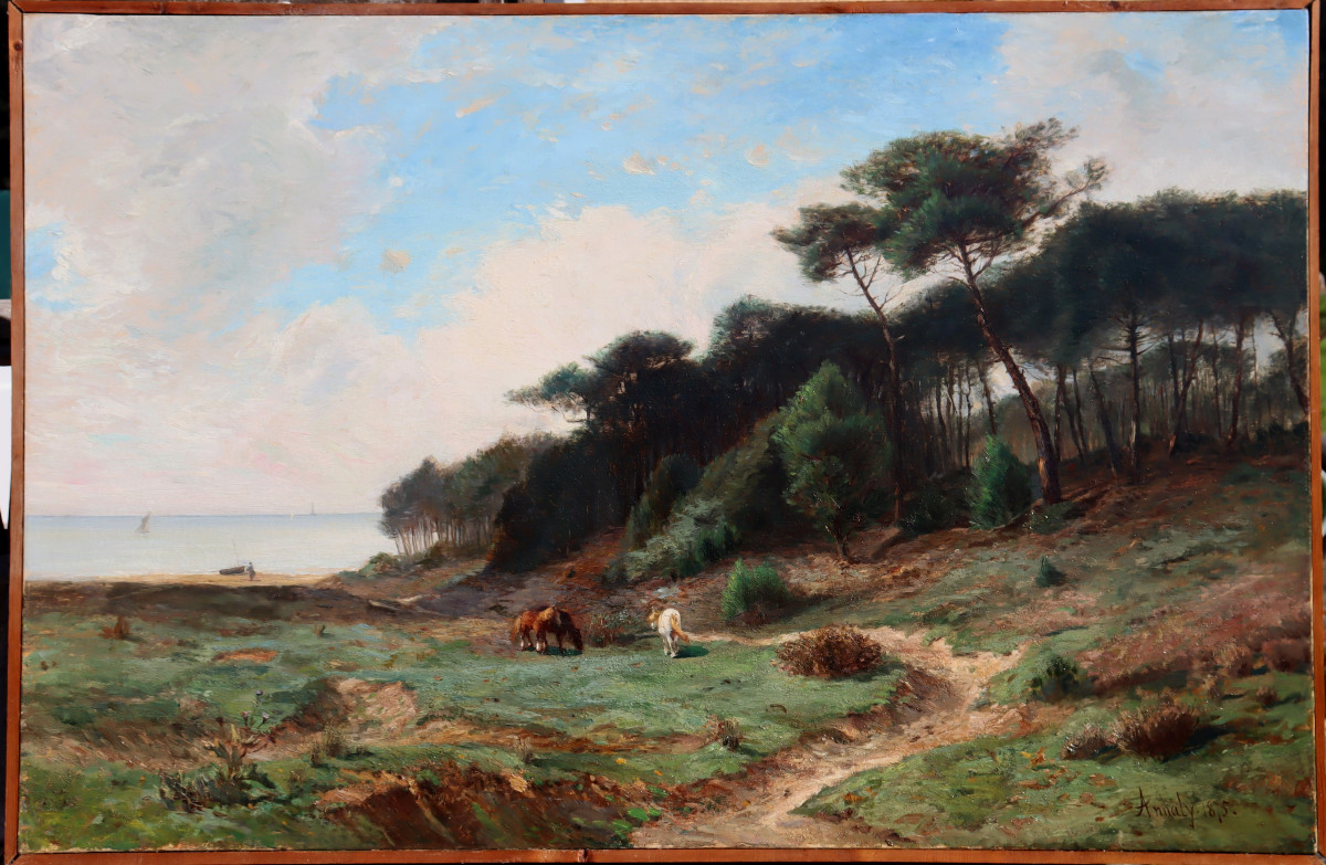 Madame Annaly : "edge Of Pines At Saint-palais Near Royan"