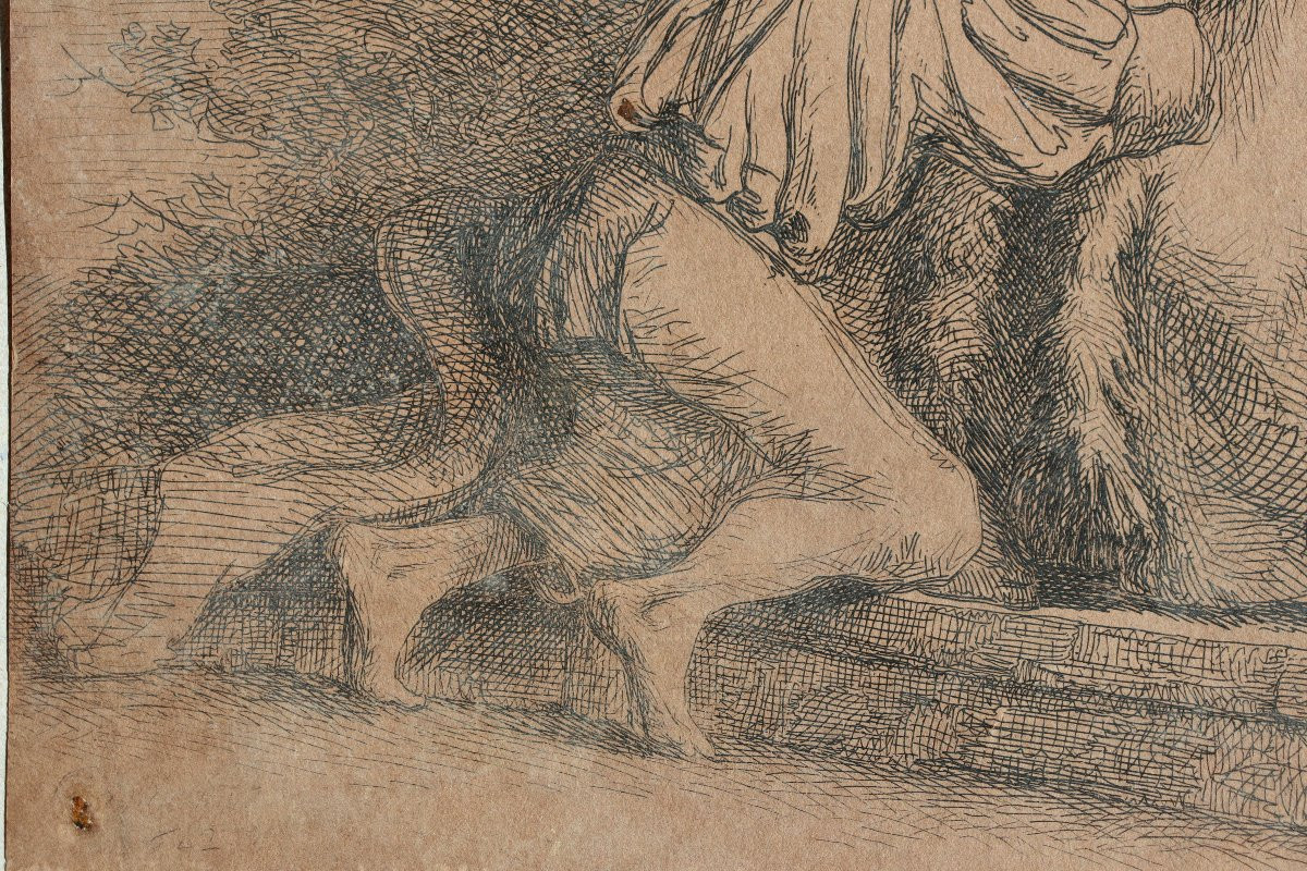 Rembrandt (after)  Claussin : "the Return Of The Prodigal Son"-photo-3