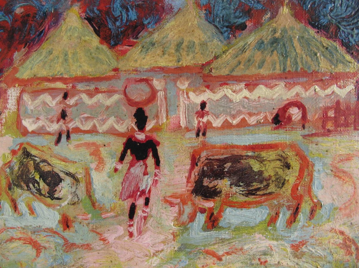 GERARD SEKOTO : "VILLAGE D'AFRIQUE DU SUD"-photo-4