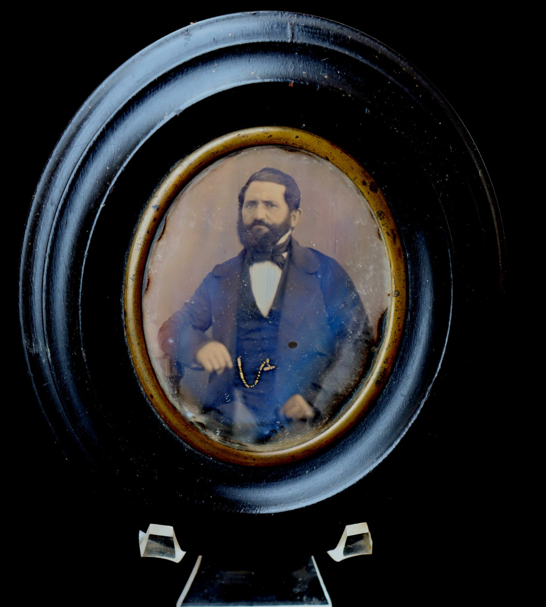 France Circa 186 0: "daguerreotype The Bearded Man"