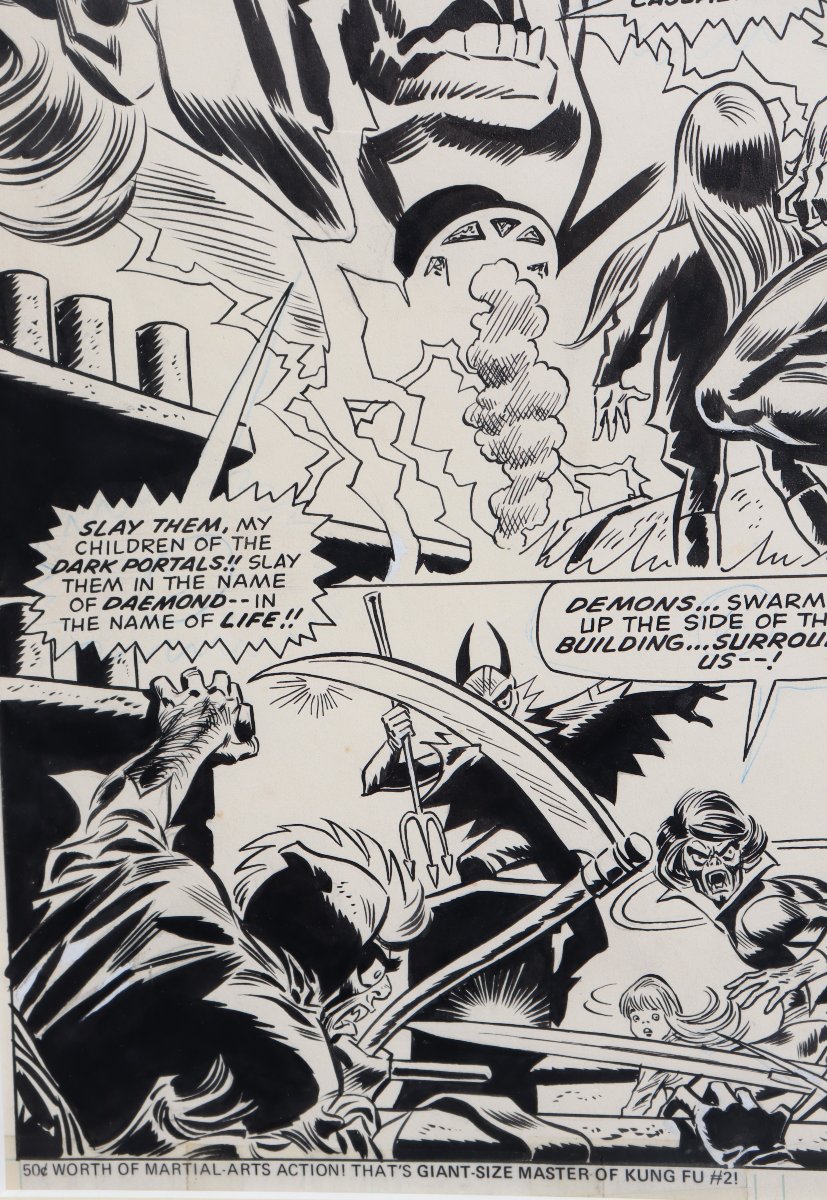 FRANK ROBBINS : "PLANCHE ORIGINALE POUR MORBIUS"-photo-4
