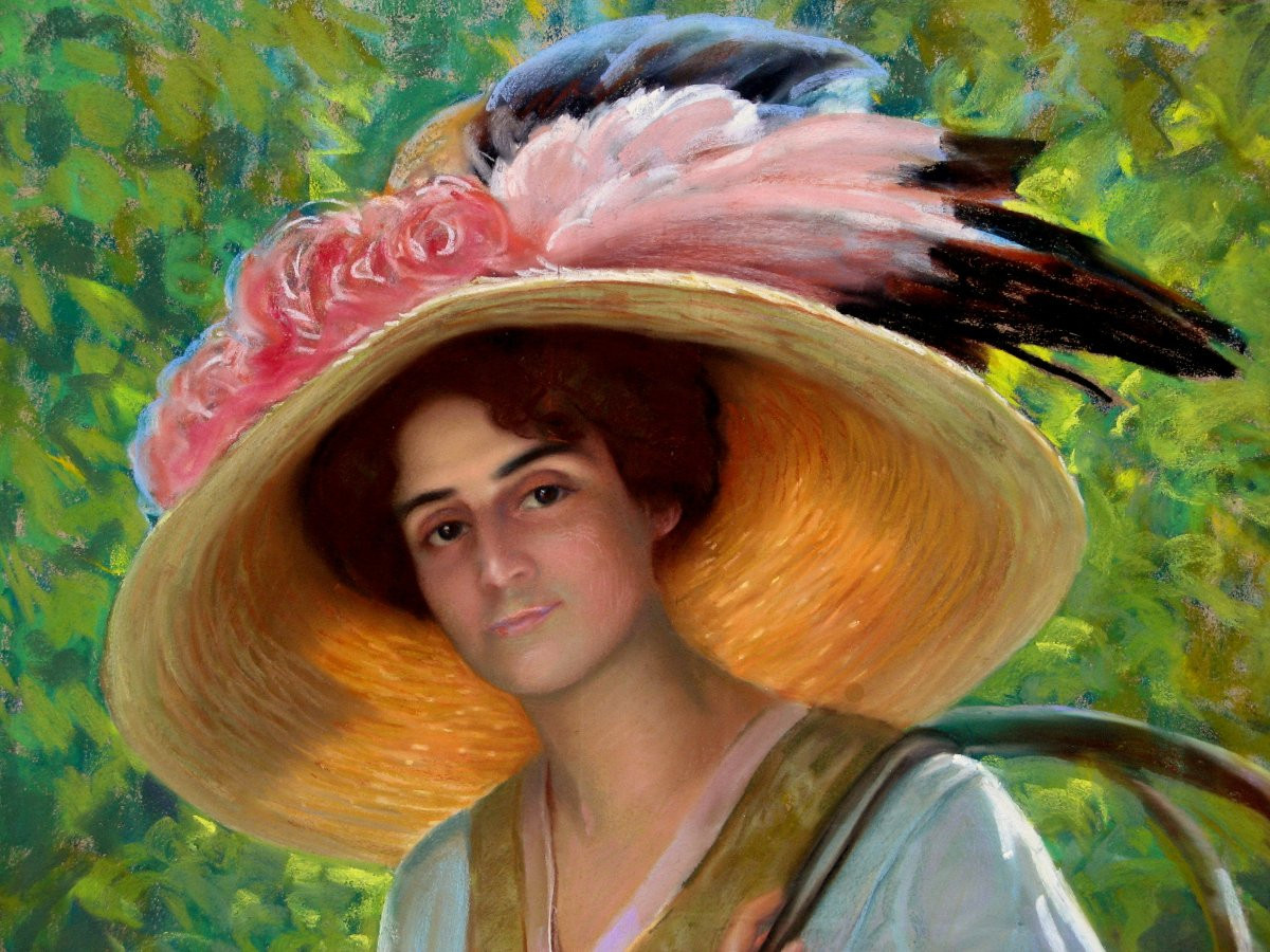 GEORGES CHABANCE MICHELET : "GRAND PASTEL 1911"-photo-3