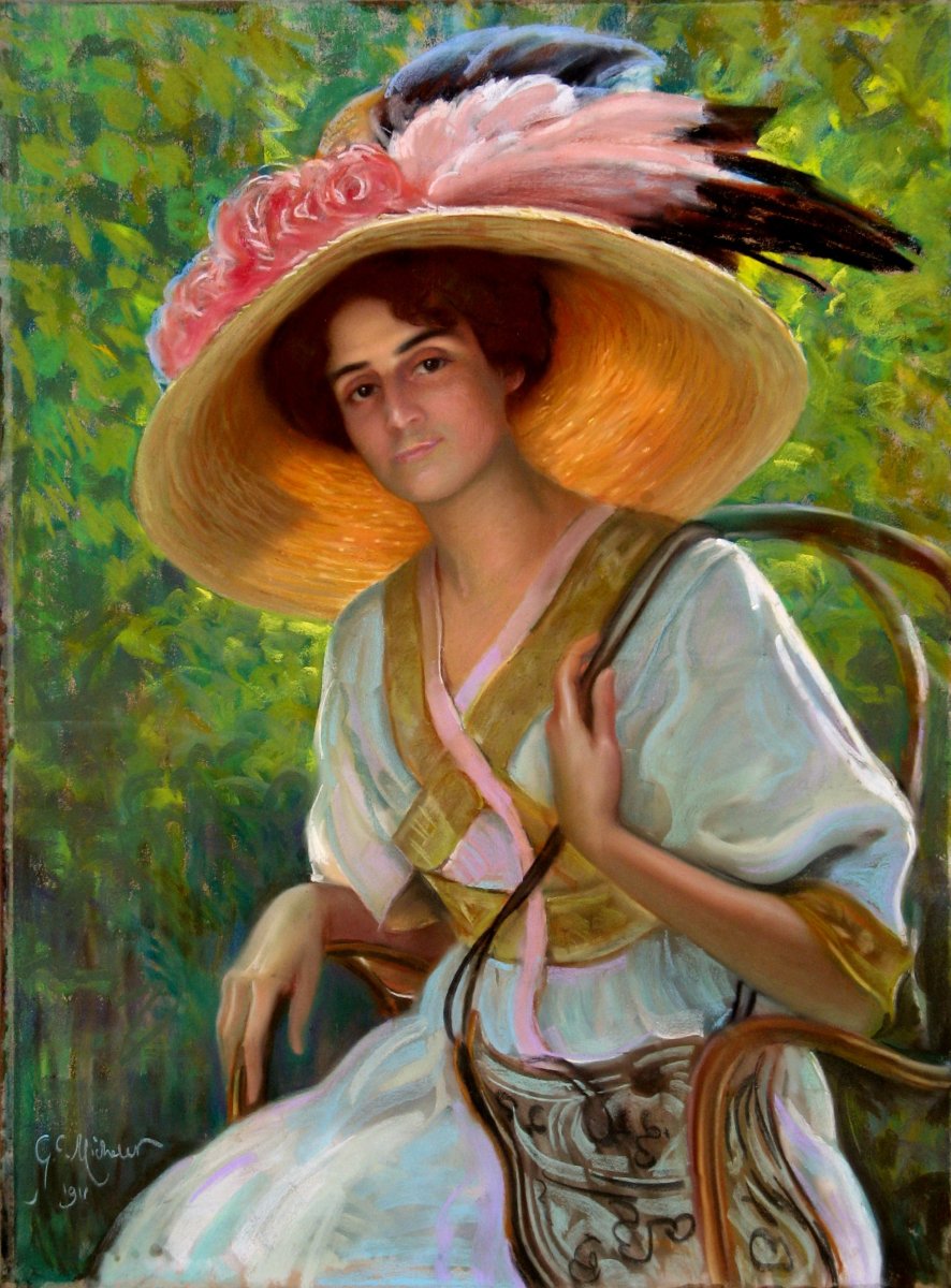 GEORGES CHABANCE MICHELET : "GRAND PASTEL 1911"-photo-5