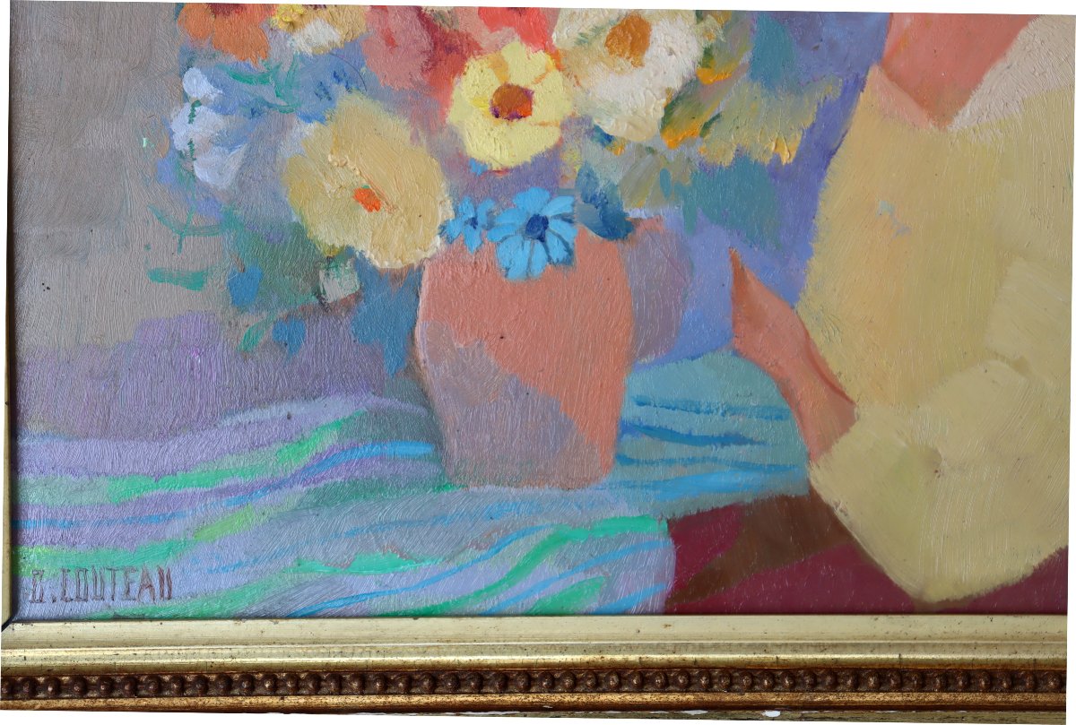 GENEVIEVE COUTEAU : "LE GRAND BOUQUET JAUNE"-photo-4
