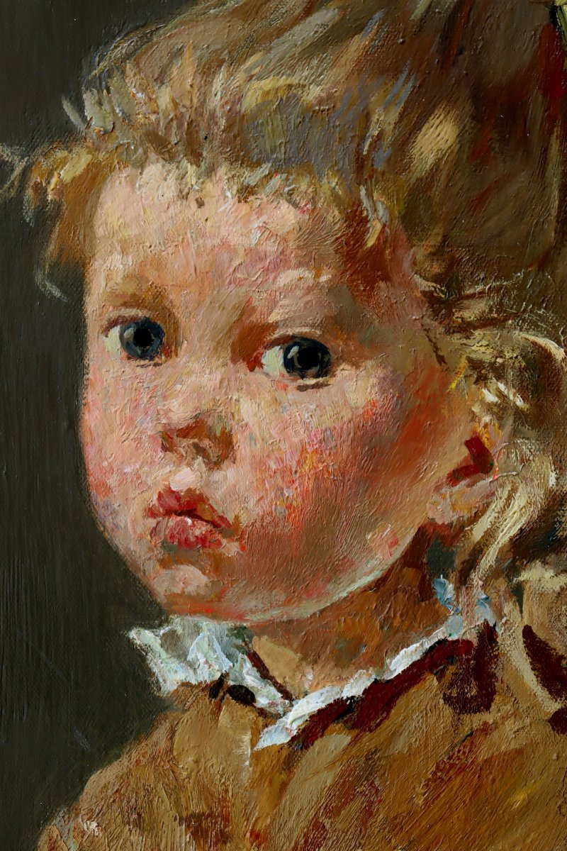 Georges Cheyssial : "little Girl In A Pretty Dress"-photo-4