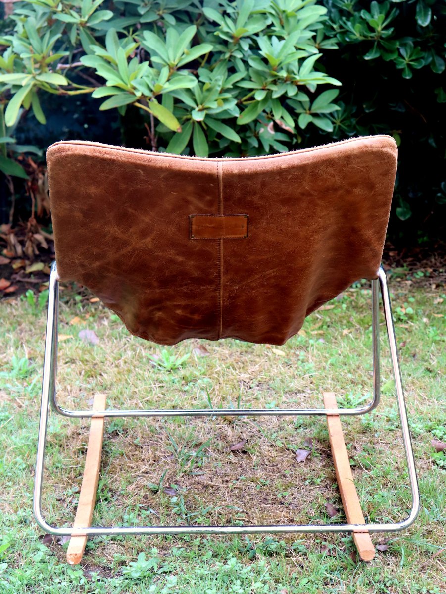PIERRE GUARICHE : "FAUTEUIL A BASCULE G1"-photo-4