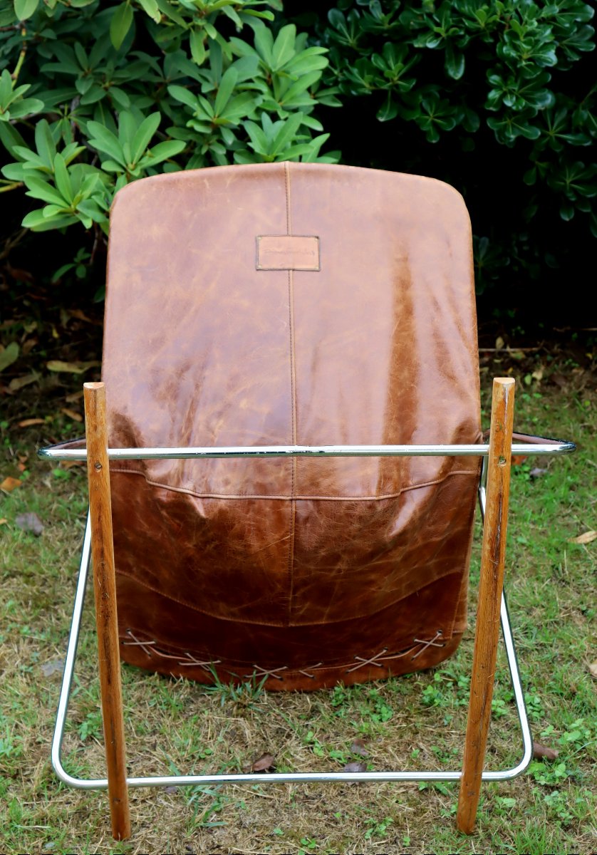 PIERRE GUARICHE : "FAUTEUIL A BASCULE G1"-photo-1