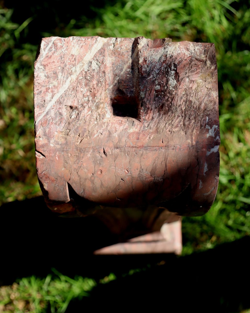 Louis XVI Period : "pair Of Fireplace Jambs"-photo-1