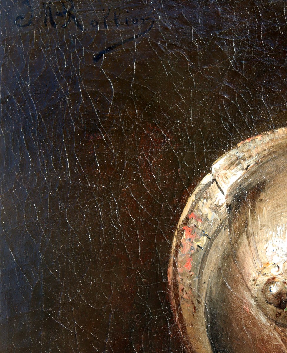 JEAN-MARIE ROLLION : "NATURE MORTE AU CASQUE"-photo-1