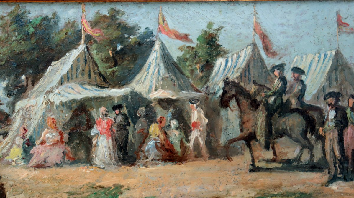 Eugenio Lucas (attributed To) : “la Romeria”-photo-4