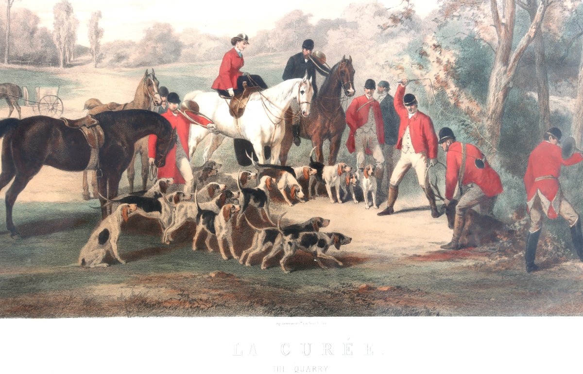 ADOLPHE LEGOUPY EDITEUR : "CHASSES A COURRE"-photo-3