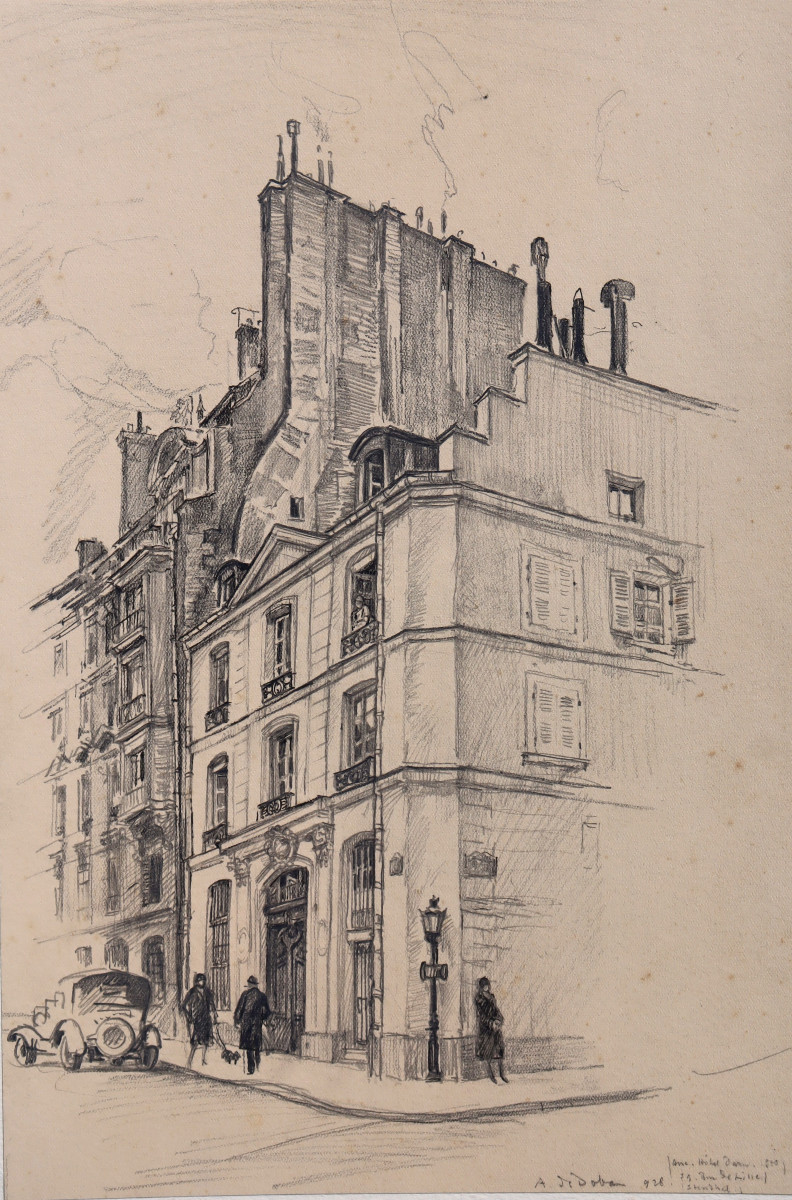 ANDOR SZEKELY VON DOBA : "LOGIS ROMANTIQUES 3 : RUE DE LILLE, STENDHAL"