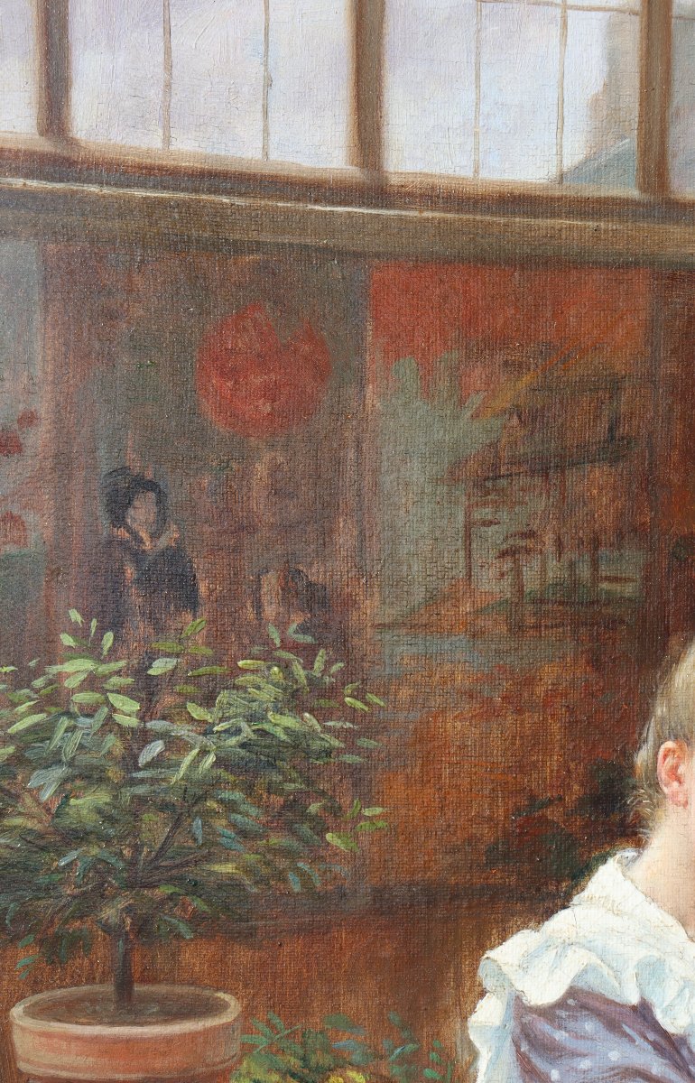 Henri Menager : "in The Winter Garden"-photo-2