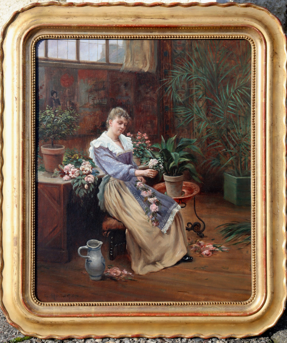 Henri Menager : "in The Winter Garden"