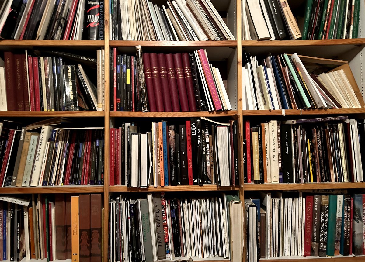 ENORME BIBLIOTHEQUE DE DOCUMENTATION ART ET ANTIQUITES -photo-4