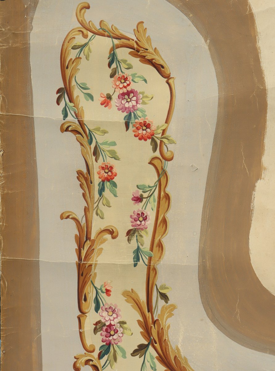 XIXth Century French School : "three Decoratives Projects"-photo-2