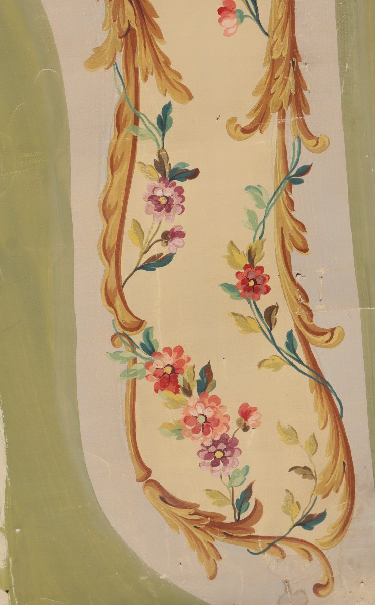 XIXth Century French School : "three Decoratives Projects"-photo-4