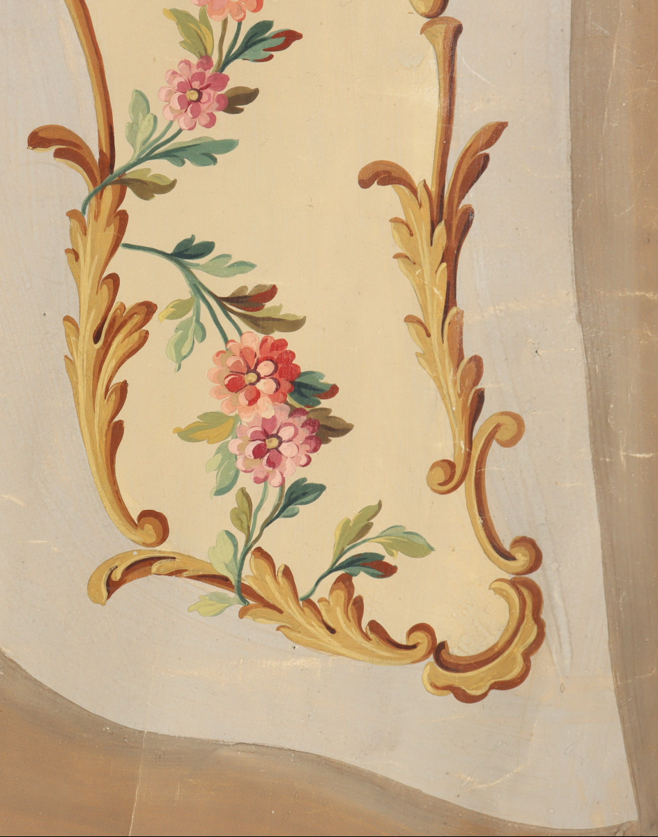 XIXth Century French School : "three Decoratives Projects"-photo-7