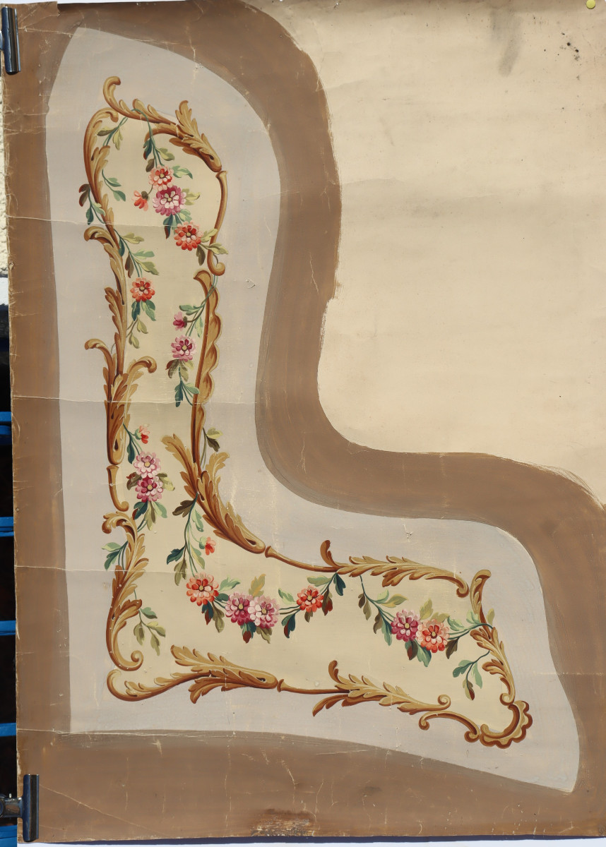 XIXth Century French School : "three Decoratives Projects"