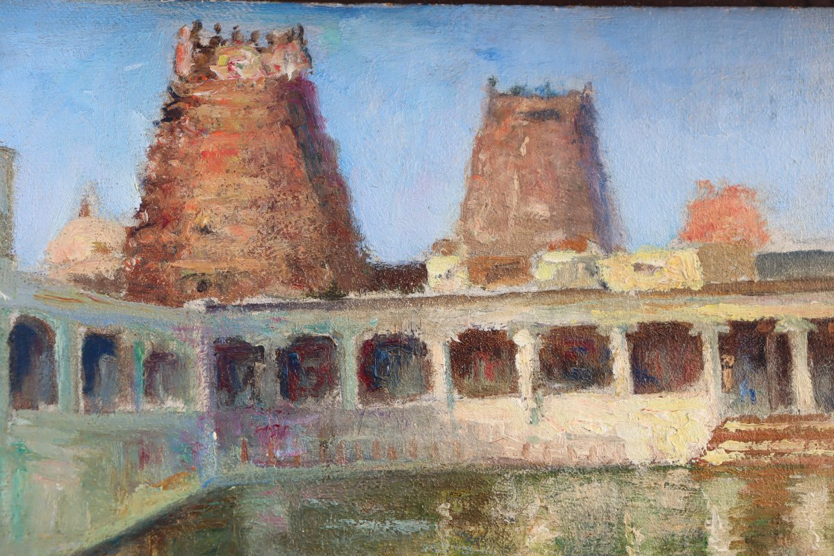 Pilatrie: "the Basins Of The Mînâkshî Temple In Madourai, India"-photo-2