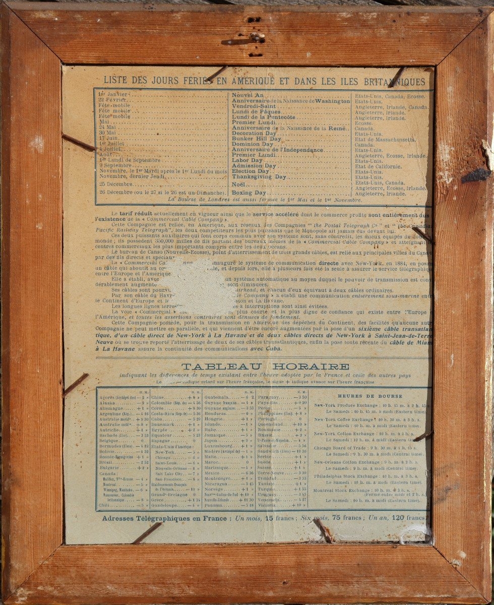 French School Circa 1820 : Fixed Under Glass "saint Barbara"-photo-1