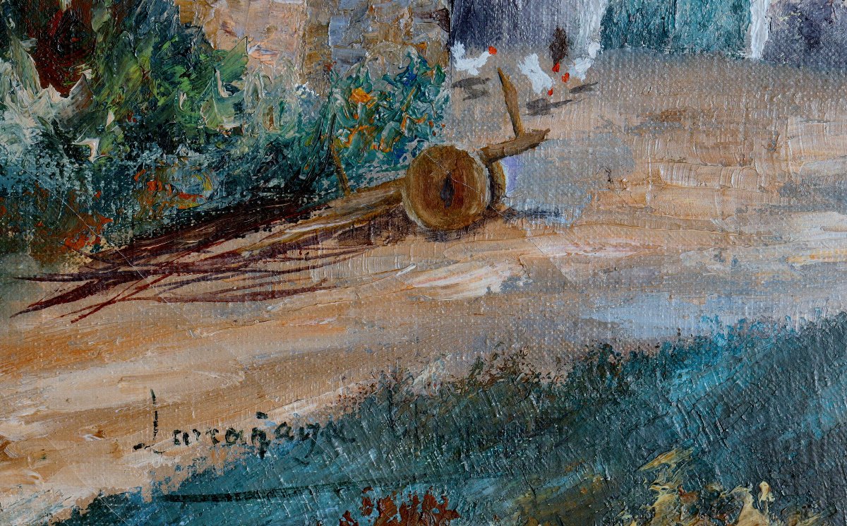 Larrañaga : "rest In Front Of The Basque Farm"-photo-1