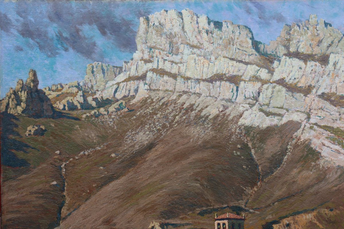 PIERRE LABROUCHE : "VILLAGE EN VIEILLE CASTILLE"-photo-4