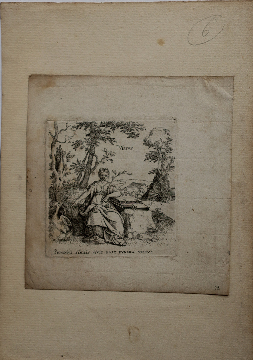 ENEA VICO : SUITE D'EMBLEMES  VI "VIRTUS"-photo-2