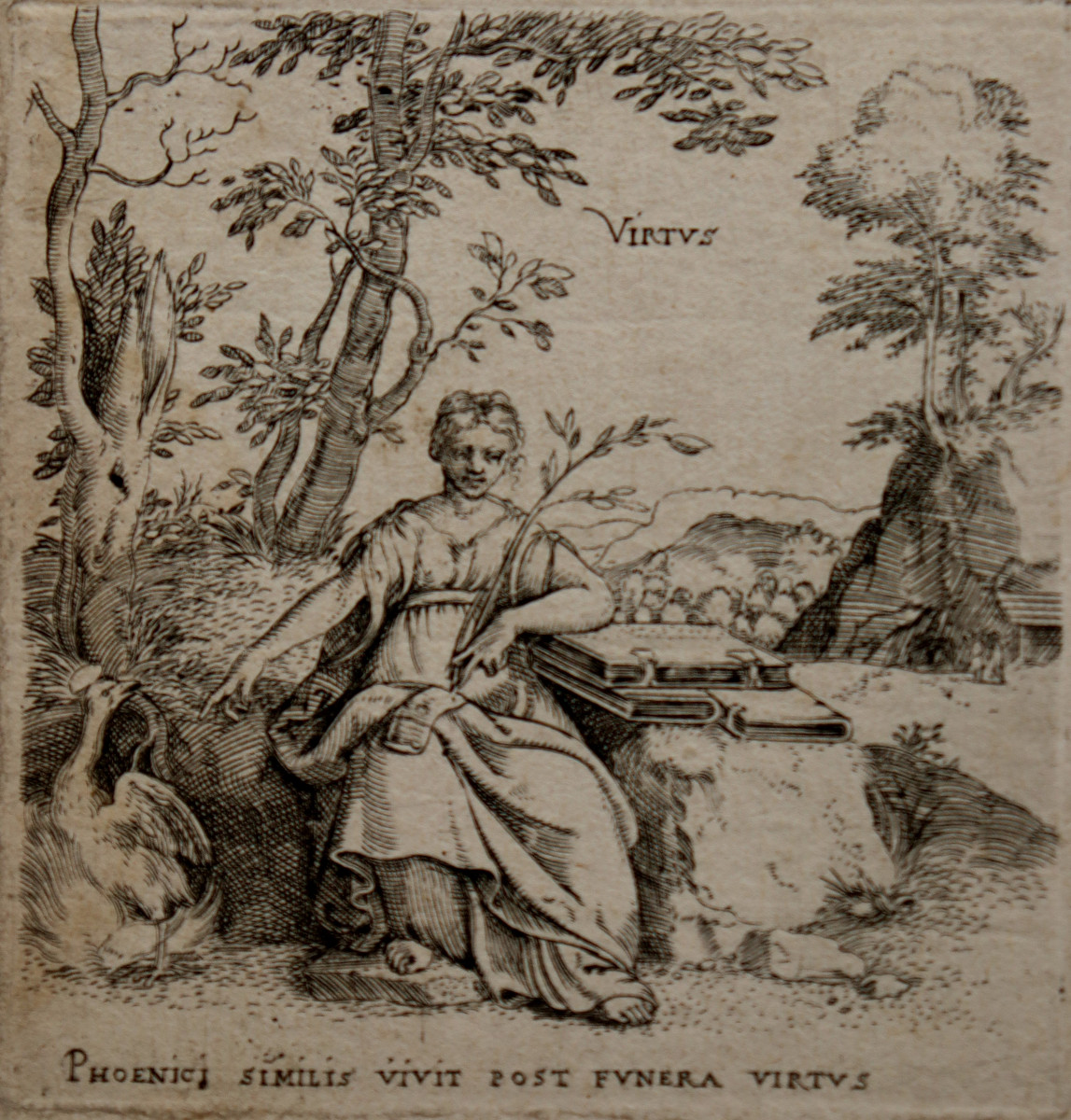 ENEA VICO : SUITE D'EMBLEMES  VI "VIRTUS"