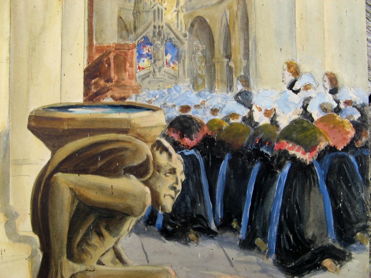 Jehanne Mazeline: Breton In Prayer To Dinan-photo-2