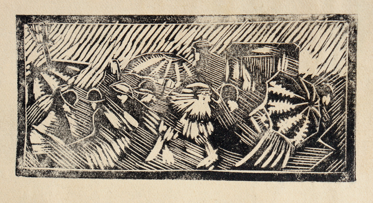 FRANCE CIRCA 1920 : "LES PARAPLUIES"