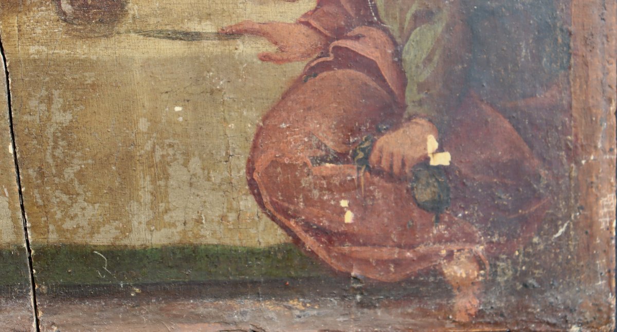 ECOLE VENETO-DALMATE FIN XVIIIe : « LA CENE »-photo-3