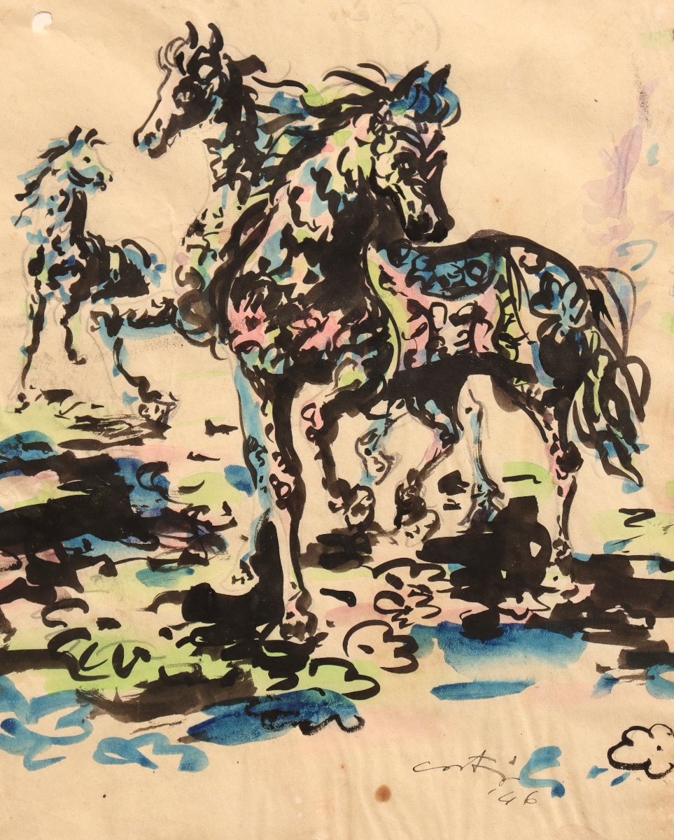 CONTI : « LES CHEVAUX I »-photo-2