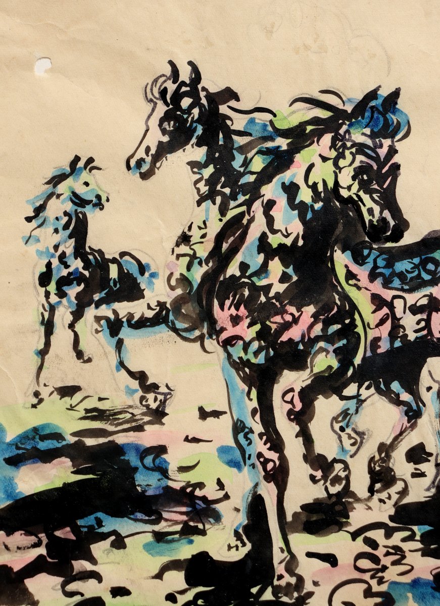 CONTI : « LES CHEVAUX I »-photo-3